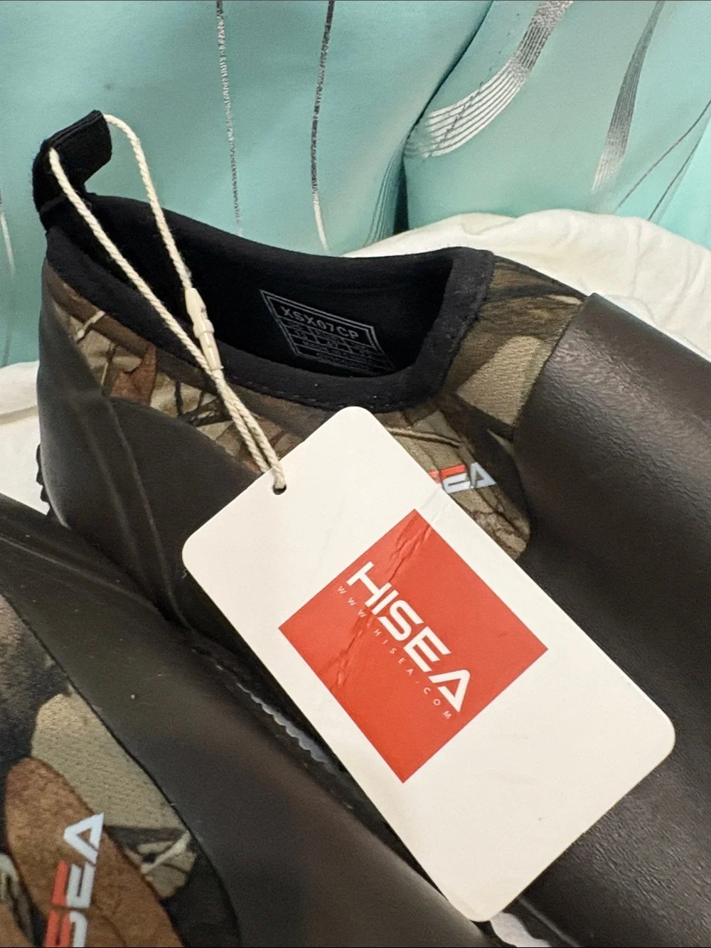 HISEA Men's Waterproof Slip-On Rain & Snow Boots in Dark Brown